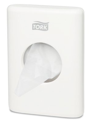 Тримач Tork для гігієнічних пакетів, білий B5 (8 шт/ящ) 566000 фото