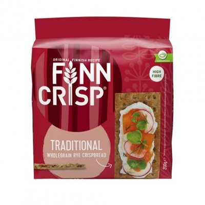 Хлебцы Finn Crisp Traditional ржаные с отрубями 200 г 98270 фото