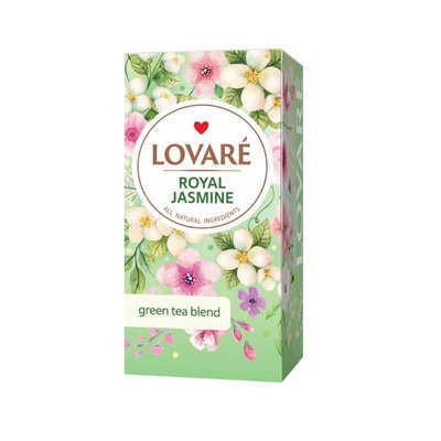 Чай зеленый Lovare Royal Jasmine 24 пакета 79921 фото