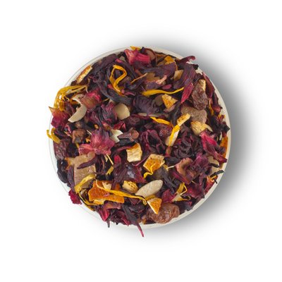Чай фруктовый с каркаде Чайные шедевры Королевский десерт, листовой 500 г 18793 фото
