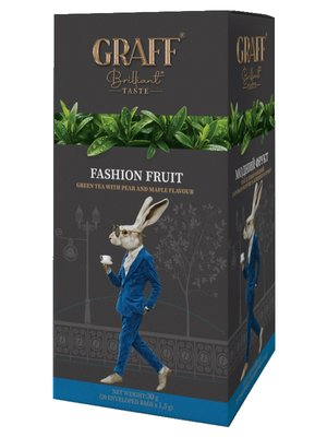 Чай зелений Graff Fashion Fruit 20 пакетиків 10382 фото