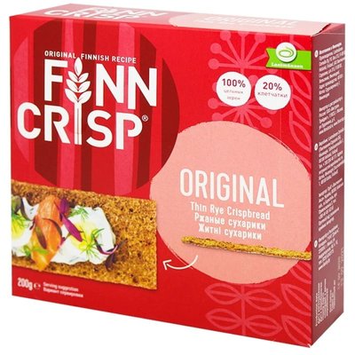 Сухарики ржаные Finn Crisp Original Taste 200 г 90014 фото
