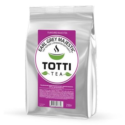 Чай чорний з бергамотом TOTTI TEA Ерл Грей Маджестик 250 г листовий 33346 фото