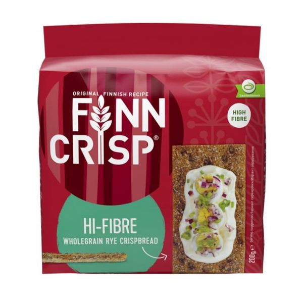 Хлібці Finn Crisp Hi-Fibre житні з висівками 200 г 91868 фото