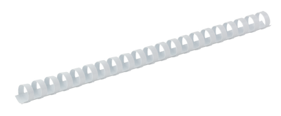 Пластиковые пружины для переплета, d 32мм, А4, 280 л., овальные, белые, по 50 шт. в упаковке BM.0510-12 фото
