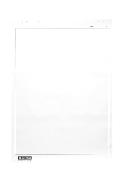 Блок бумаги для флипчартов, 64х90 см, нелинованный, 10 л., офсет 70 г/м2, карт.коробка BM.2294 фото