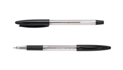 Ручка шариковая CLASSIC GRIP, 0,7 мм, пласт.корп., рез.грип, черные чернила BM.8100-02 фото