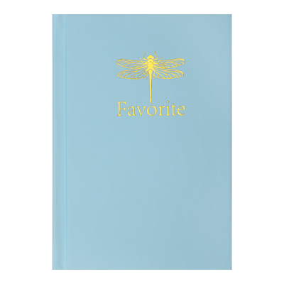 Записная книжка FAVOURITE, PASTEL, А6, 96 л., клетка, офсет крем, тв. лам. обложка, голубая BM.2420-414 фото
