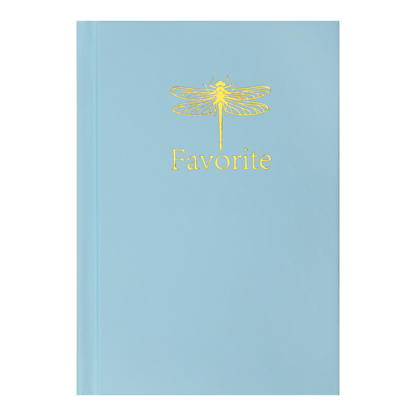 Записна книжка FAVOURITE, PASTEL, А6, 96 арк., кліт, офсет крем, тв. лам. обкл., блакитна BM.2420-414 фото