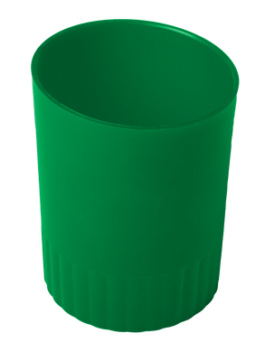 Стакан пластиковый для письменных принадлежностей, JOBMAX, зеленый BM.6351-04 фото