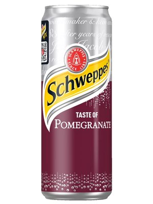 Безалкогольний напій Schweppes Pomegranate гранат 0.33 л 30856 фото