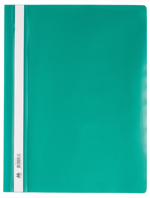 Папка-скоросшиватель с механизмом "усики", А4, 120/160 мкм, зеленая BM.3311-04 фото