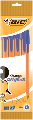 Ручка "Оранж", синя, 4шт в блістері bc8308521 фото