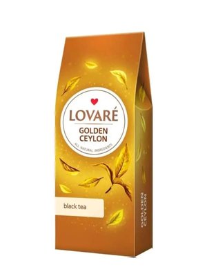 Чай чорний цейлонський середньолистовий Lovare Golden Ceylon 80 г 01816 фото