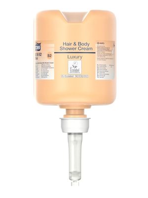 Люксовое мыло-шампунь Tork Premium для тела и волос, мини, 474 мл, S2 (8 шт/ящик) 420662 фото