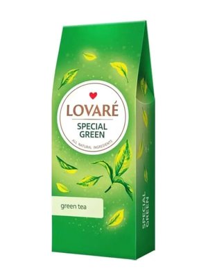 Чай зелений китайський Lovare Special Green 80 г, листовий 01809 фото