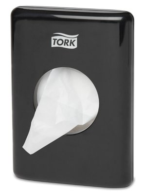 Тримач Tork для гігієнічних пакетів, чорний B5 (8 шт/ящ) 566008 фото