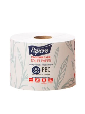Туалетний папір Papero Jumbo двошаровий, 50 м, упаковка 36 шт TP035 фото