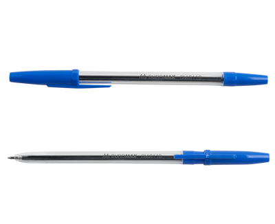 Ручка шариковая NORMA, JOBMAX, 0,7 мм, пласт.корпус, синие чернила BM.8118-01 фото