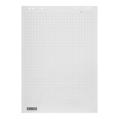 Блок паперу для фліпчартів JOBMAX, 20 арк., клітинка, 64 х 90 см. BM.2297-00 фото