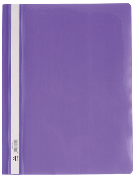Папка-скоросшиватель с механизмом "усики", А4, 120/160 мкм, фиолетовая BM.3311-07 фото