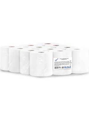 Бумажное полотенце Papero Jumbo 2 слоя, 50 м, 12 рул/упаковка RL043 фото