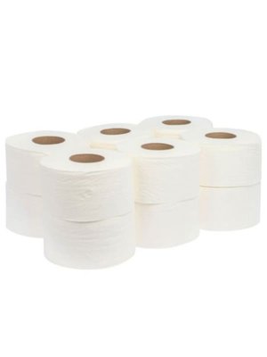 Туалетная бумага Papero Jumbo, 2 слоя, 75 м, 12 рул/упаковка TJ035 фото
