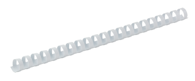 Пластиковые пружины для переплета, d 51мм, А4, 500 л., овальные, белые, по 50 шт. в упаковке BM.0513-12 фото