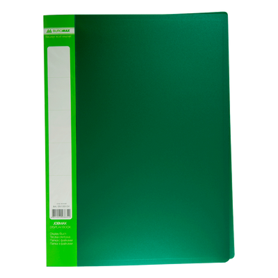 Папка з 30 файлами А4 JOBMAX, зелений BM.3611-04 фото