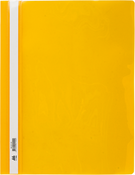 Папка-скоросшиватель с механизмом "усики", А4, 120/160 мкм, желтая BM.3311-08 фото
