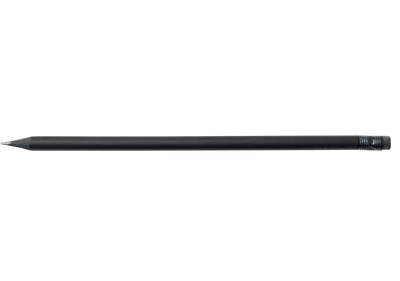 Олівець графітовий LOGO2U, HB, чорний, з гумкою, BM.8519 фото