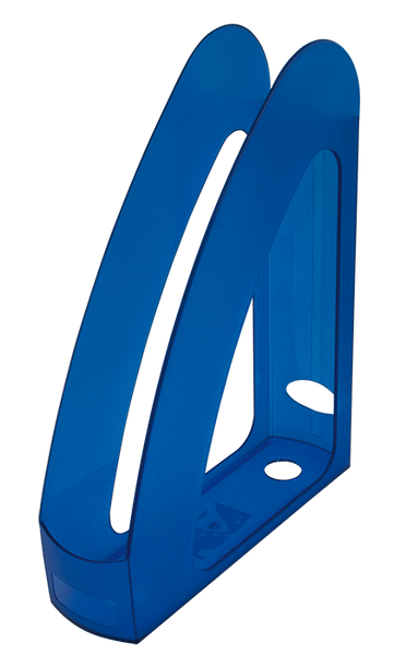 Лоток пласт. вертикальный РАДУГА,передняя стенка, синий 80533 фото