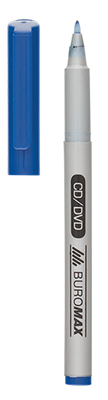 Маркер водост., синій, JOBMAX, 0,6 мм, спиртова основа BM.8701-02 фото
