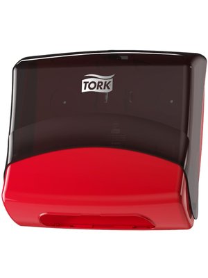 Диспенсер Tork Perfomance для материала для протирания в салфетках, красно-черный 654008 фото