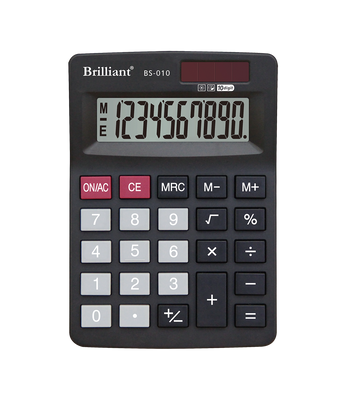Калькулятор настольный Brilliant BS-010, 10 розрядів BS-010 фото