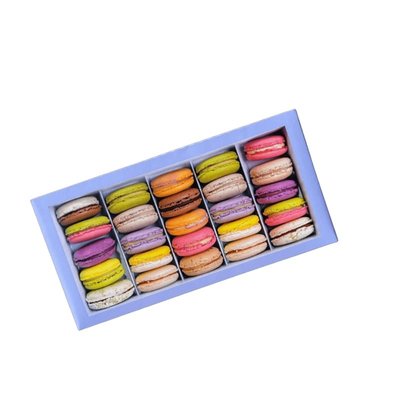 Серветки Macaron в картонному органайзері, 2 шари, 100 шт/упаковка 01534 фото