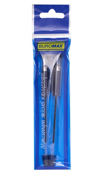 Ручка масляная MaxOFFICE, синяя, 2 шт., в блистере BM.8352-01-2 фото