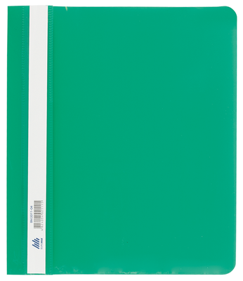 Папка-скоросшиватель с механизмом "усики", А5, 120/160 мкм, зеленая BM.3312-04 фото