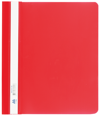 Папка-скоросшиватель с механизмом "усики", А5, 120/160 мкм, красная BM.3312-05 фото