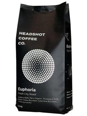 Кофе свежей обжарки Headshot Euphoria 1 кг 70037 фото