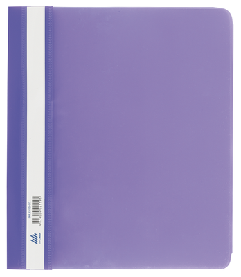 Папка-скоросшиватель с механизмом "усики", А5, 120/160 мкм, фиолетовая BM.3312-07 фото
