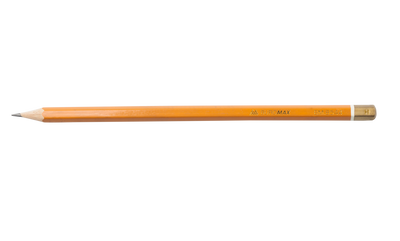 Олівець графітовий PROFESSIONAL H, жовтий, без гумки, коробка 12шт. BM.8544-12 фото