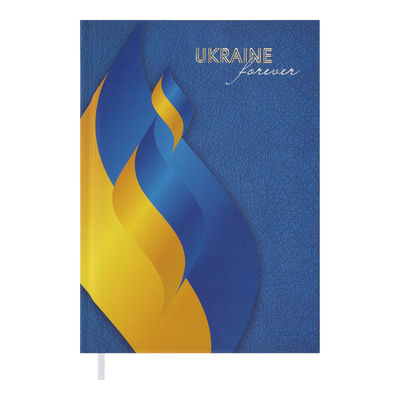 Щоденник недат. UKRAINE, A5, синій BM.2021-02 фото