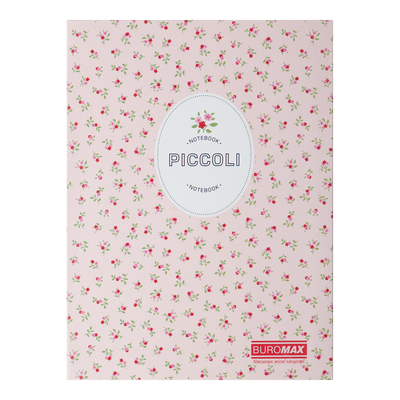 Записная книжка PICCOLI, А5, 80 л., клетка, интегральная обложка, светло-розовая BM.24522101-43 фото