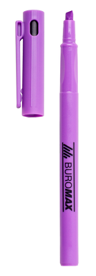 Текст-маркер тонкий, фіолетовий, NEON, 1-4 мм BM.8907-07 фото