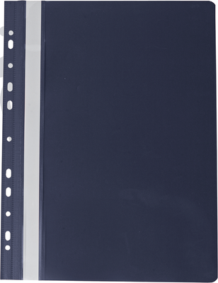 Папка-скоросшиватель с механизмом "усики" PROFESSIONAL, А4, 150/180 мкм, с перфорацией, черная BM.3331-01 фото