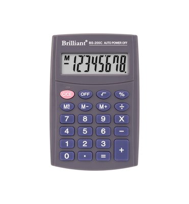 Калькулятор кишеньковий BS-200C 8р., 1-пит BS-200C фото