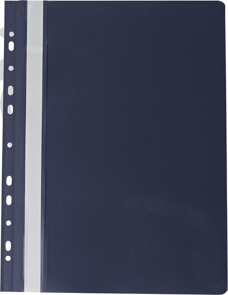 Папка-скоросшиватель с механизмом "усики" PROFESSIONAL, А4, 150/180 мкм, с перфорацией, черная BM.3331-01 фото