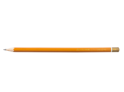 Олівець графітовий PROFESSIONAL 2H, жовтий, без гумки, коробка 12шт. BM.8545-12 фото