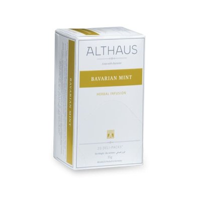 Трав'яний чай Althaus Bavarian Mint 20 пакетів 41014 фото
